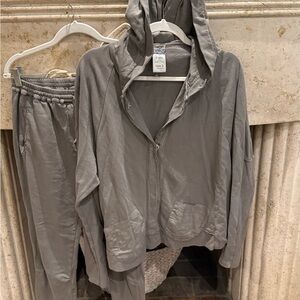 Gray Hoodie & jogger Set